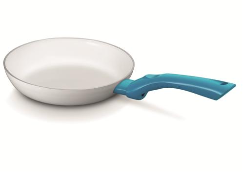 Beka - 13537204 - Poêle à Frire - Aluminium - Poignée Fluo Bleue - 20 cm